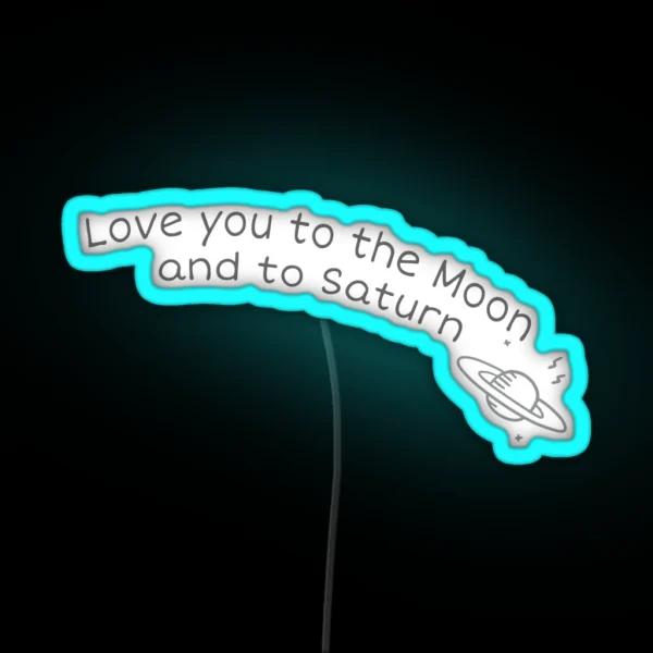 Seven Lyric Led RGB Neon Sign