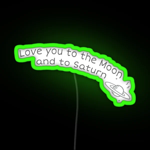 Seven Lyric Led RGB Neon Sign
