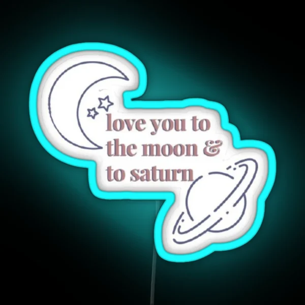 Seven Lyrics RGB Neon Sign