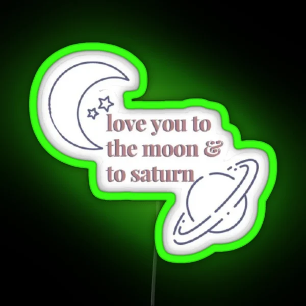 Seven Lyrics RGB Neon Sign