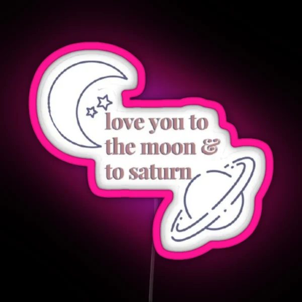Seven Lyrics RGB Neon Sign