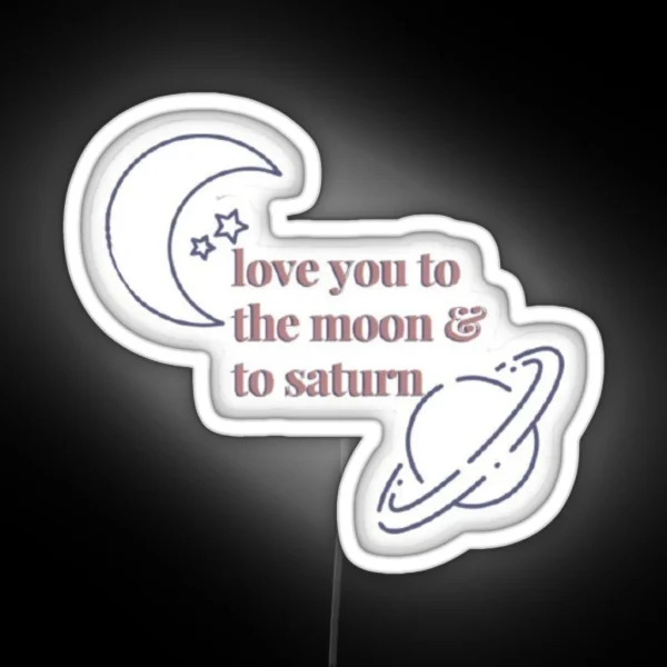 Seven Lyrics RGB Neon Sign