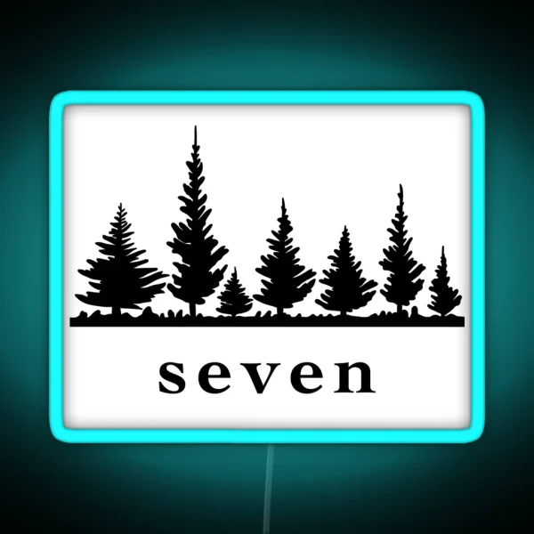 Seven RGB Neon Sign