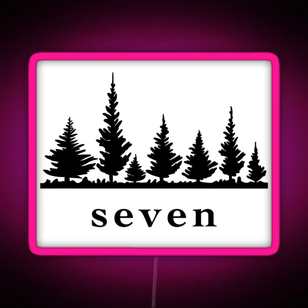 Seven RGB Neon Sign