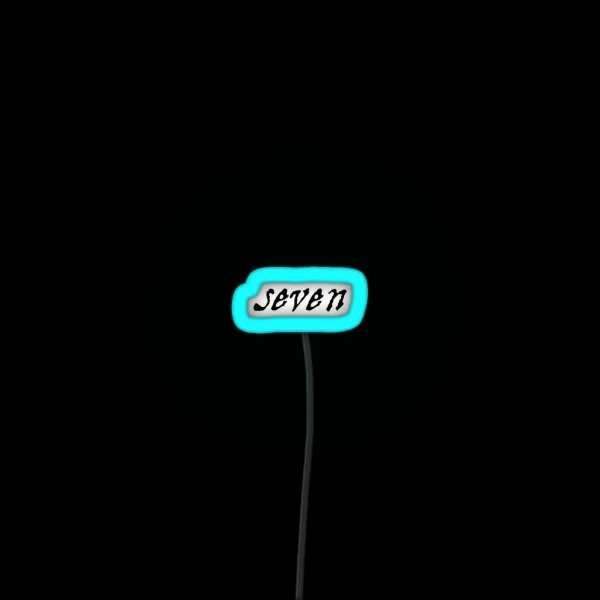 Seven RGB Neon Sign