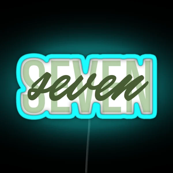 Seven RGB Neon Sign