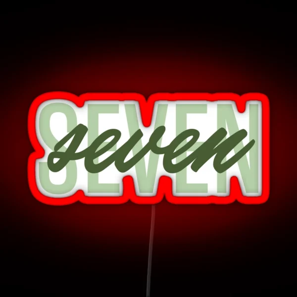 Seven RGB Neon Sign