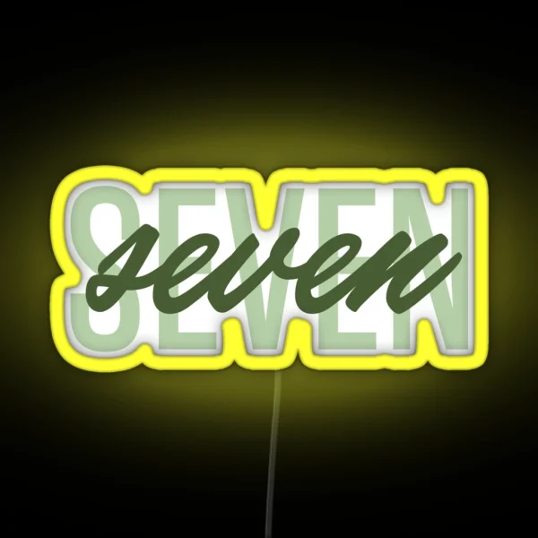 Seven RGB Neon Sign