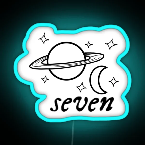 Seven RGB Neon Sign