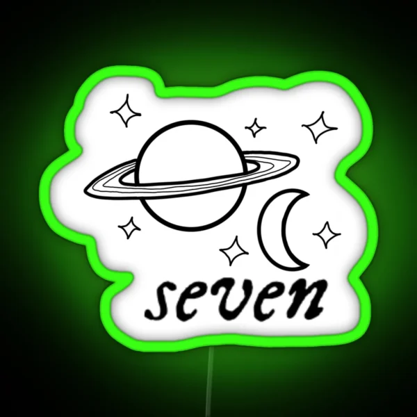 Seven RGB Neon Sign