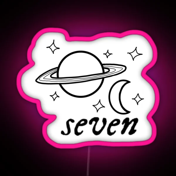 Seven RGB Neon Sign