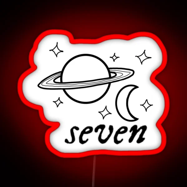 Seven RGB Neon Sign