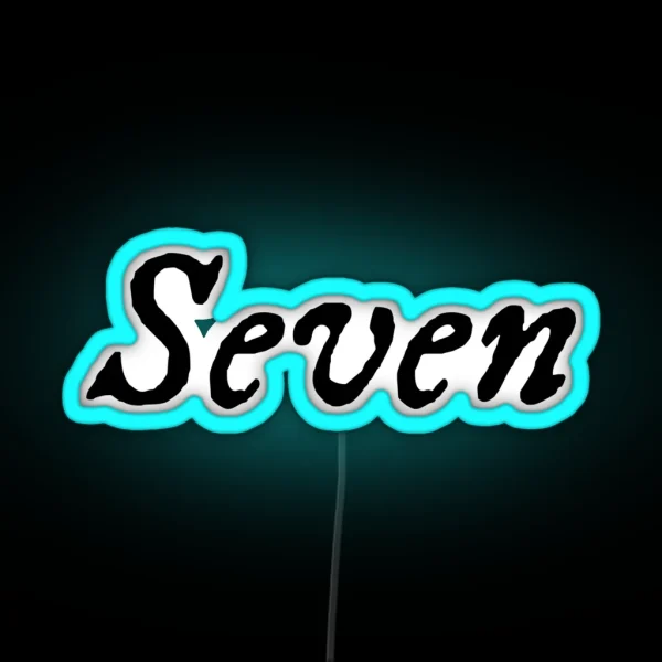Seven Taylor Swift Folklore Lyric RGB Neon Sign