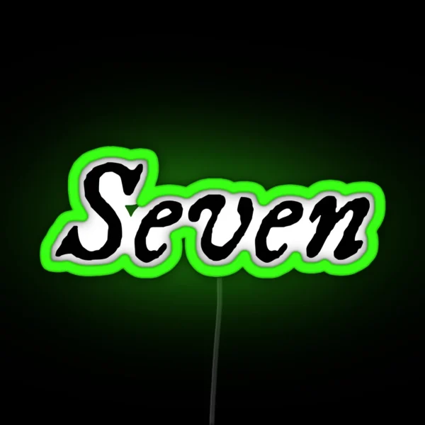 Seven Taylor Swift Folklore Lyric RGB Neon Sign