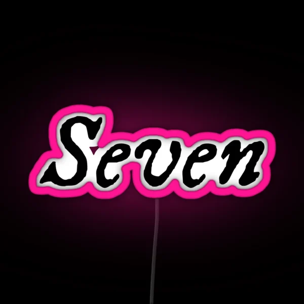 Seven Taylor Swift Folklore Lyric RGB Neon Sign