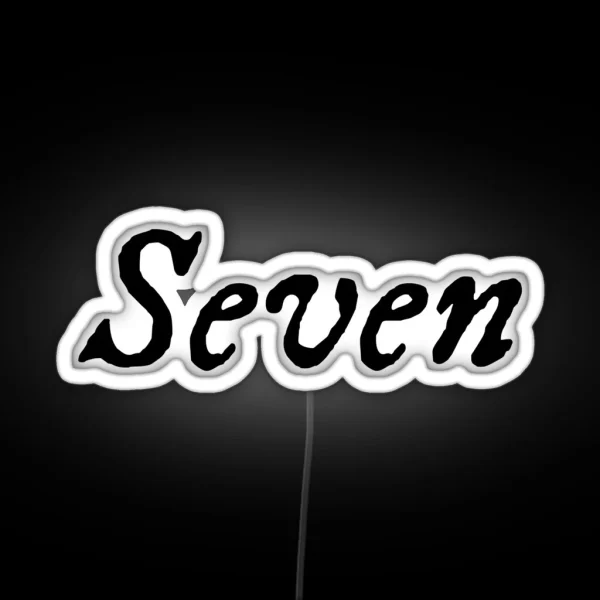 Seven Taylor Swift Folklore Lyric RGB Neon Sign