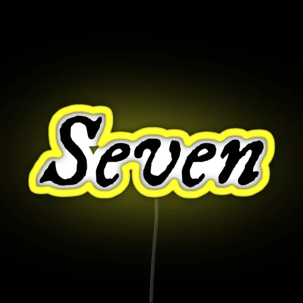 Seven Taylor Swift Folklore Lyric RGB Neon Sign