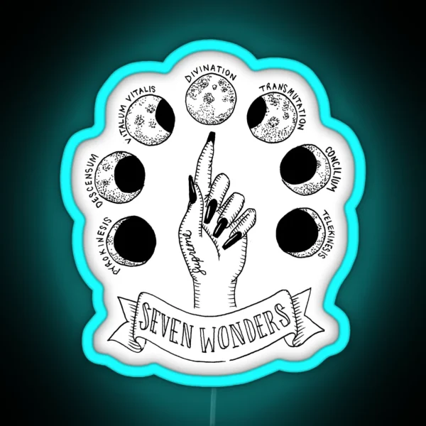 Seven Wonders RGB Neon Sign