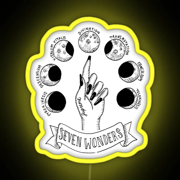 Seven Wonders RGB Neon Sign