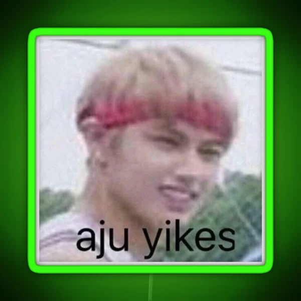 Seventeen Aju Yikes Jun Meme RGB Neon Sign