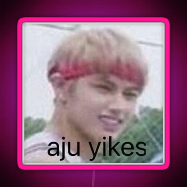 Seventeen Aju Yikes Jun Meme RGB Neon Sign