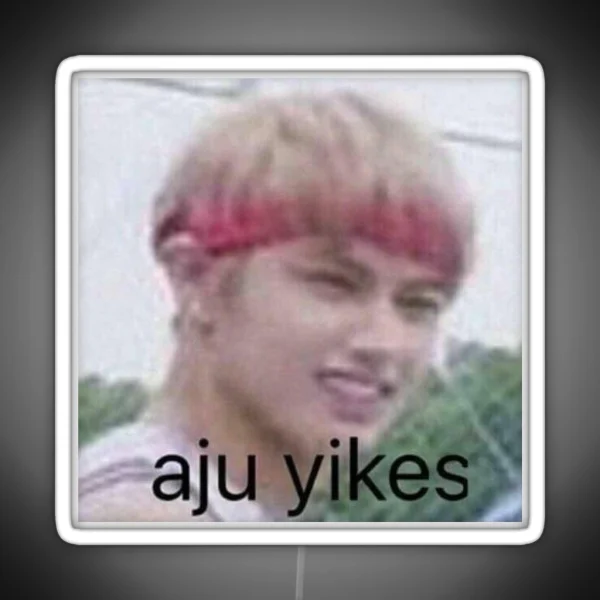 Seventeen Aju Yikes Jun Meme RGB Neon Sign