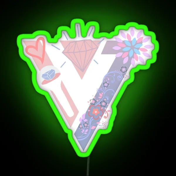 Seventeen Graphic Design Logo Black Version RGB Neon Sign
