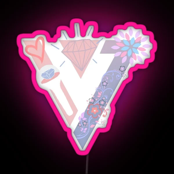 Seventeen Graphic Design Logo Black Version RGB Neon Sign