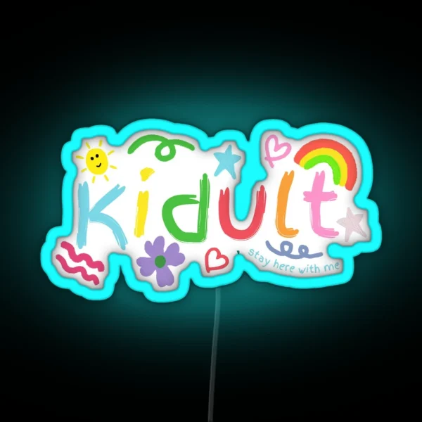 SEVENTEEN KIDULT Fingerpaint RGB Neon Sign