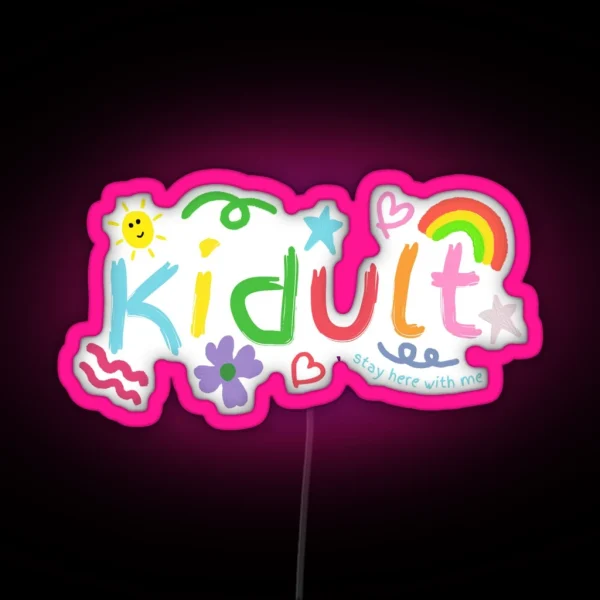 SEVENTEEN KIDULT Fingerpaint RGB Neon Sign