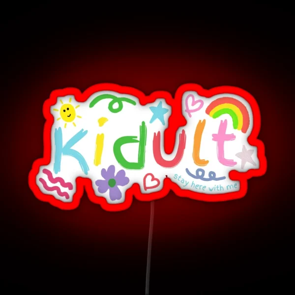 SEVENTEEN KIDULT Fingerpaint RGB Neon Sign