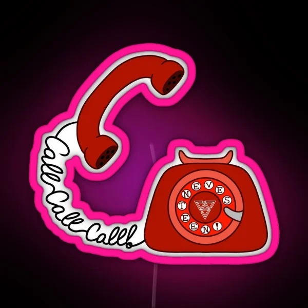 Seventeen S CALL CALL CALL RGB Neon Sign