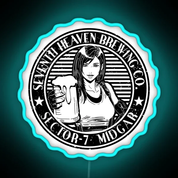 Seventh Heaven Brewing Company RGB Neon Sign