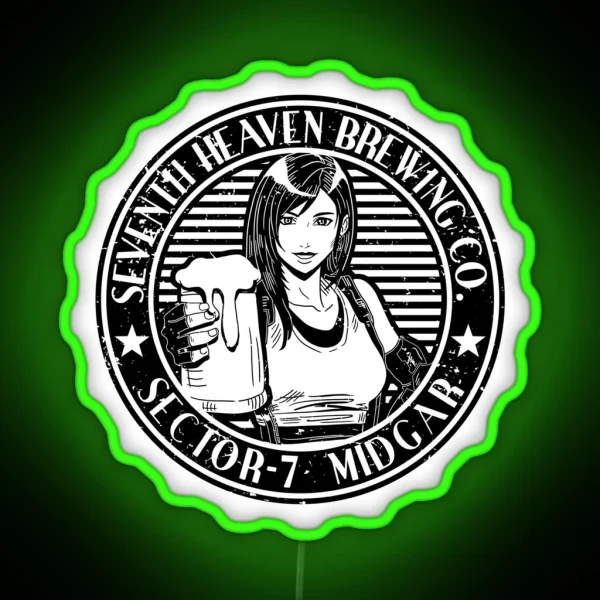 Seventh Heaven Brewing Company RGB Neon Sign