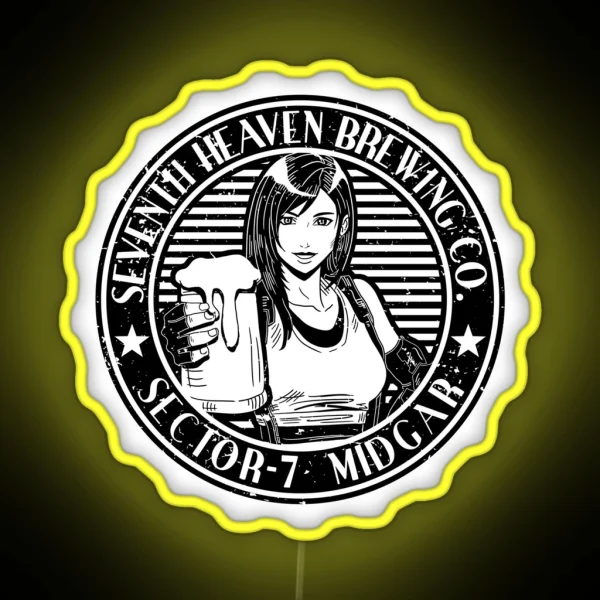 Seventh Heaven Brewing Company RGB Neon Sign