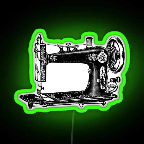 Sewing Machine RGB Neon Sign