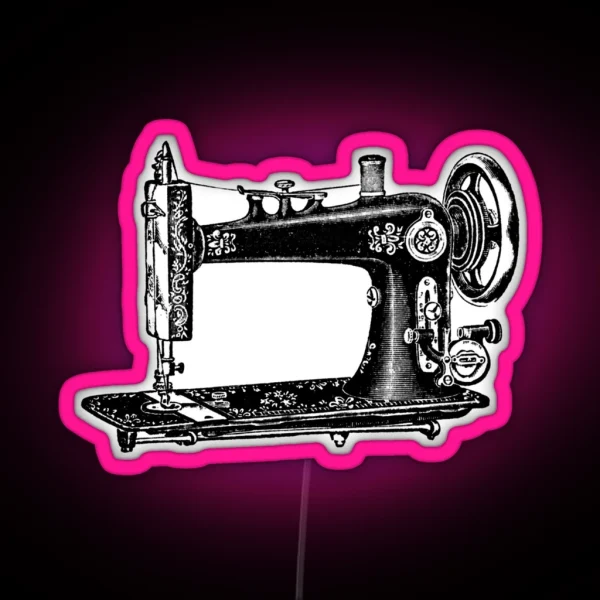 Sewing Machine RGB Neon Sign