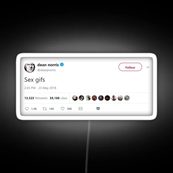 Sex Gifs RGB Neon Sign