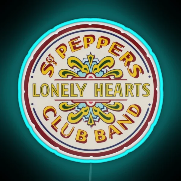 Sgt Peppers Lonely Hearts Club Band RGB Neon Sign