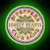 Sgt. Pepper's iconic Lonely Hearts Club Band neon wall art decoration