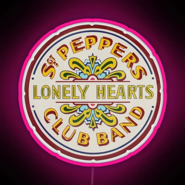 Sgt Peppers Lonely Hearts Club Band RGB Neon Sign