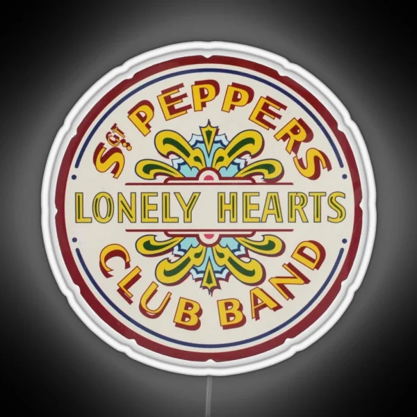 Sgt Peppers Lonely Hearts Club Band RGB Neon Sign