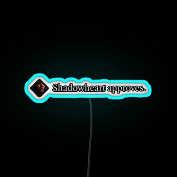 Shadowheart Approves RGB Neon Sign