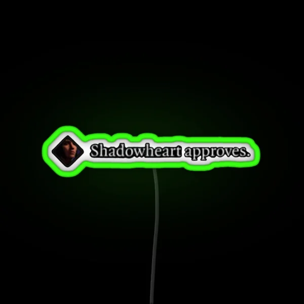 Shadowheart Approves RGB Neon Sign