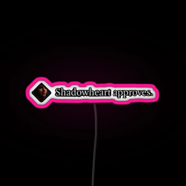Shadowheart Approves RGB Neon Sign