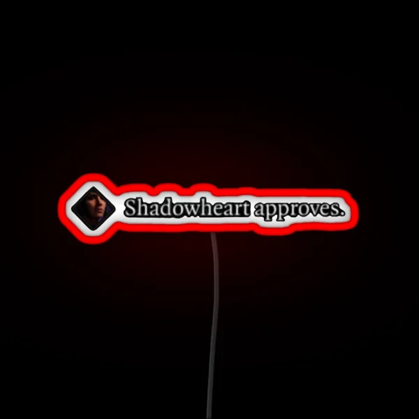 Shadowheart Approves RGB Neon Sign