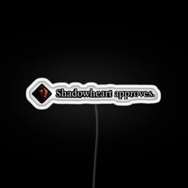 Shadowheart Approves RGB Neon Sign