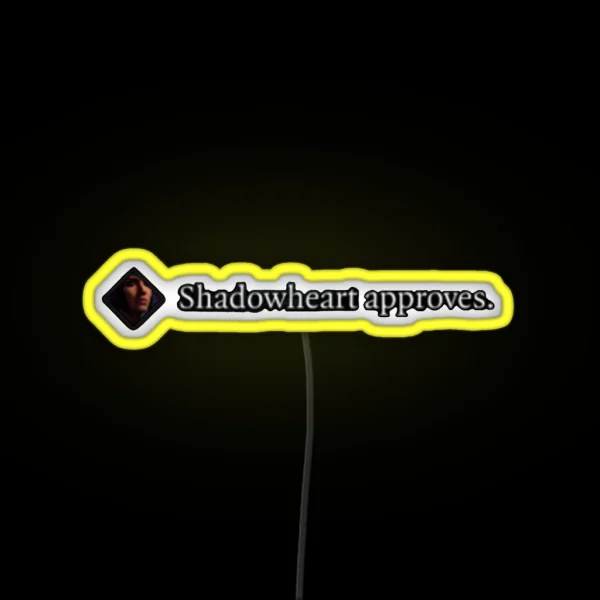 Shadowheart Approves RGB Neon Sign