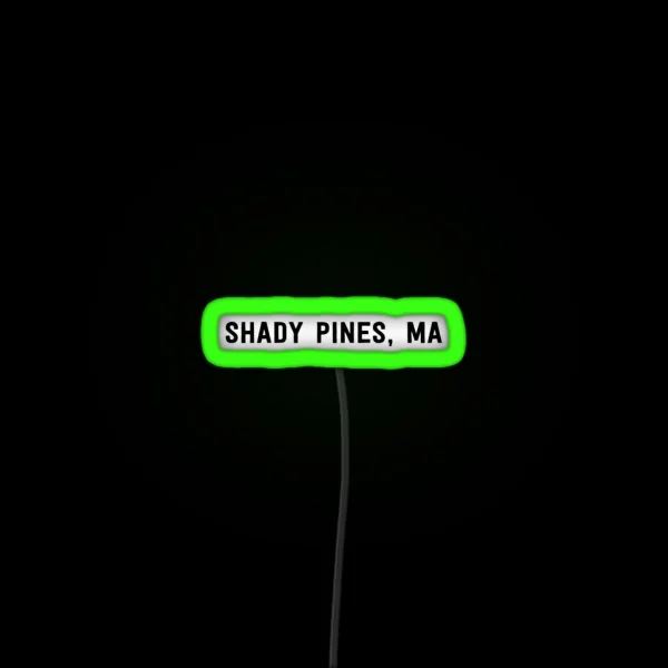 Shady Pines Ma RGB Neon Sign