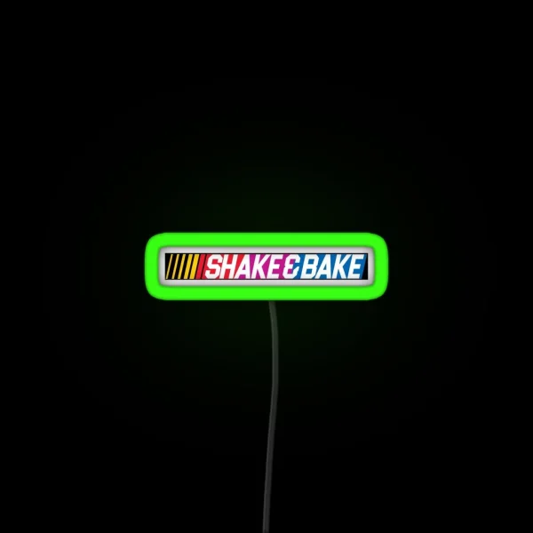 Shake And Bake Racing RGB Neon Sign